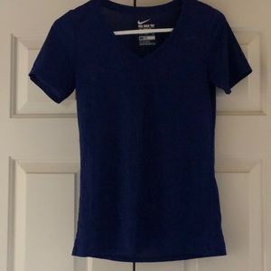 Dark blue nike v neck